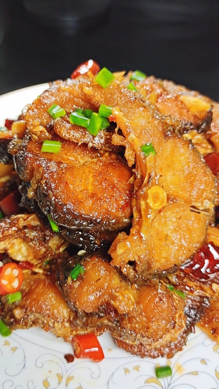 美食分享#麻辣红烧鱼块做法!进来学会-度小视