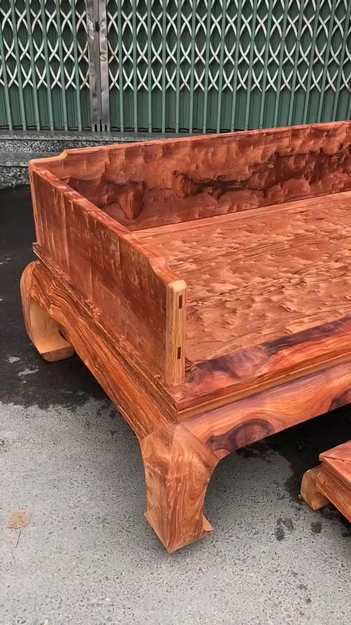 缅甸花梨老料罗汉床