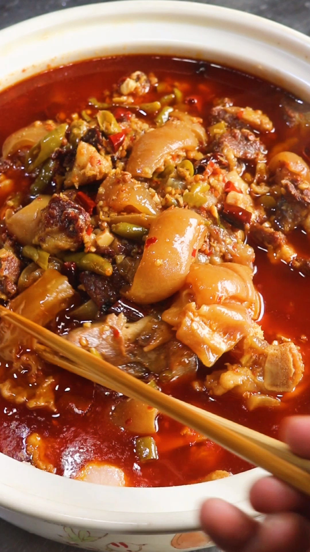 美食教程#牛肉烧牛脚