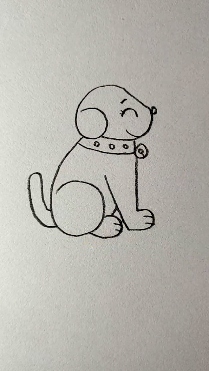 画画原来如此简单用66画小狗