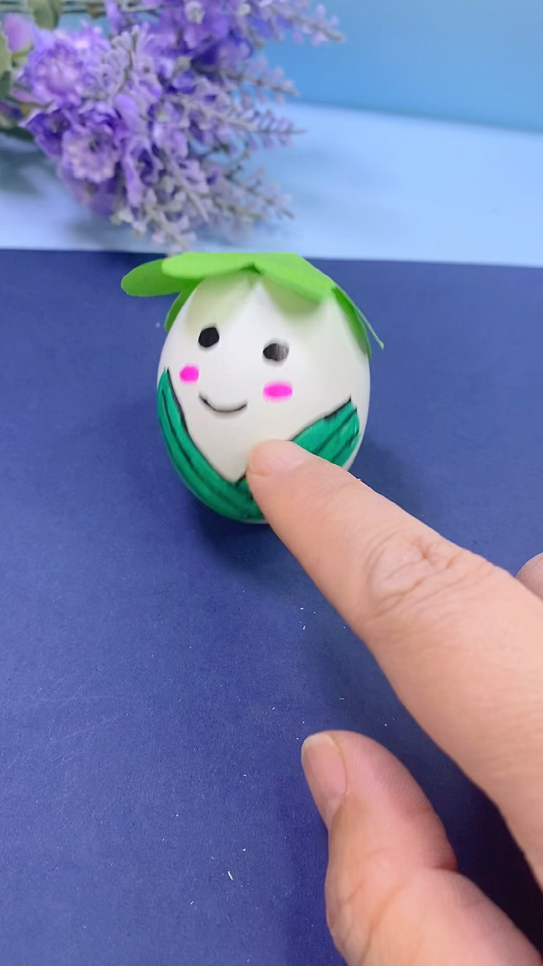 亲子手工#端午要到了,用鸡蛋壳做个小粽子吧-度小视