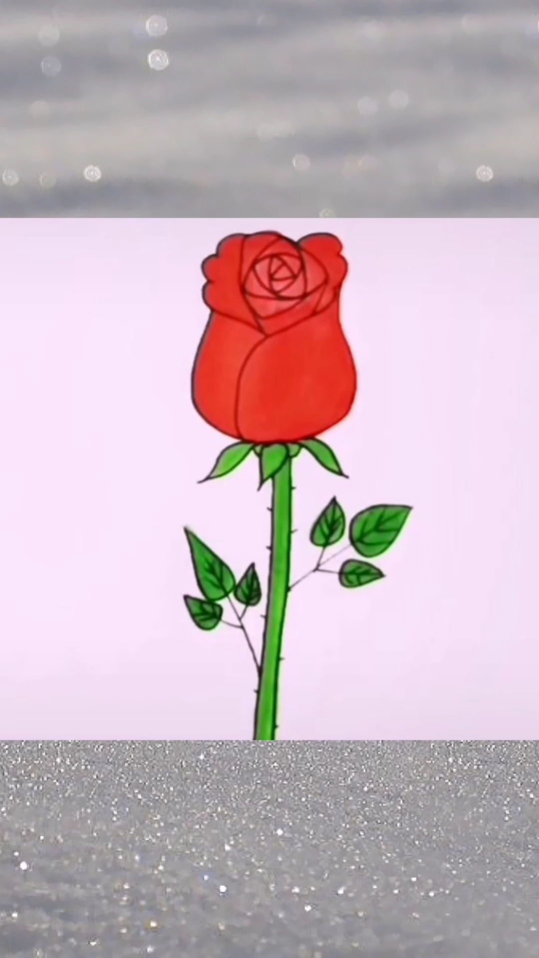 画画原来如此简单#绕三角形的圈圈,就可以画玫瑰花,你学废了吗