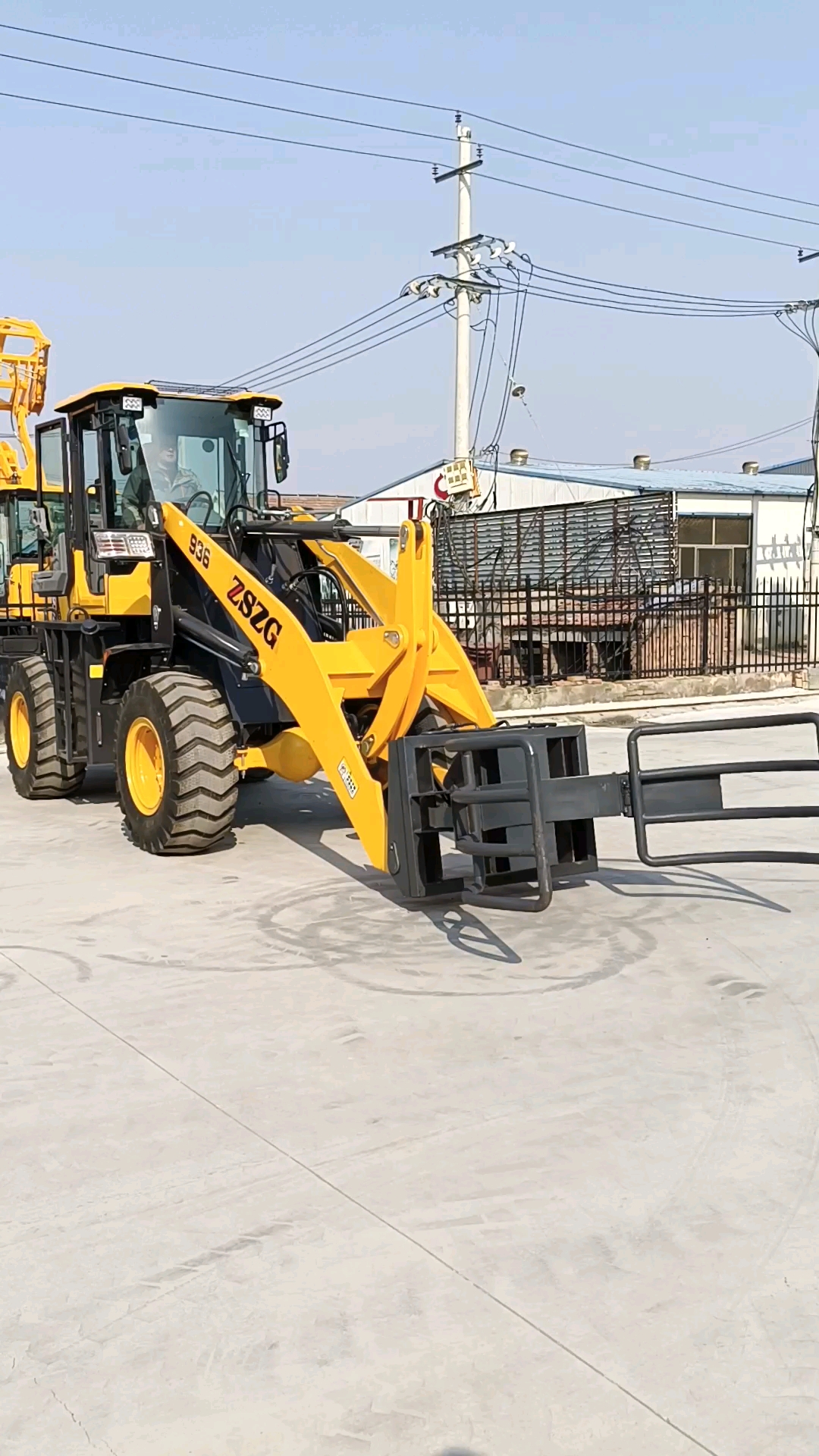 铲车加抱草夹装载机加抱草夹