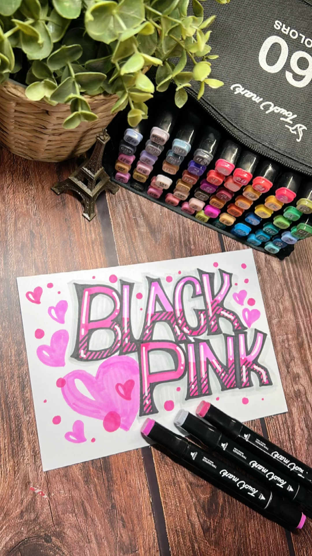 手绘pop字体#blackpink来喽!