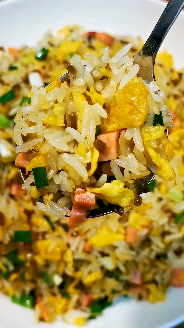 蜀南最受欢迎的芽菜炒饭,只花4元做出比饭店20多还好吃的味道,一个人