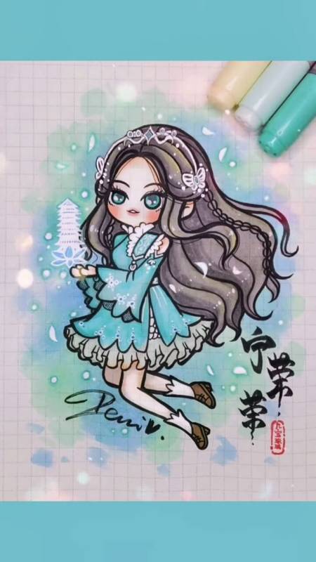 宁荣荣九层九彩九宝琉璃塔