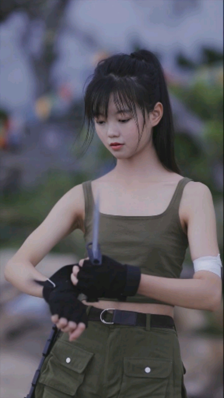 超强变身术#女特种兵日常训练