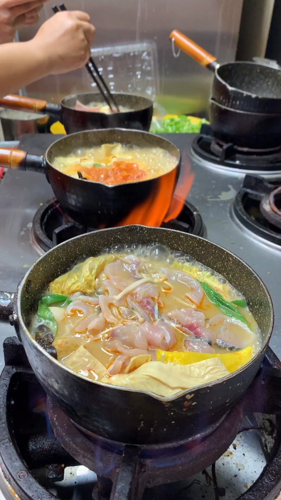 #鸡柳冒菜#鱼片冒菜#