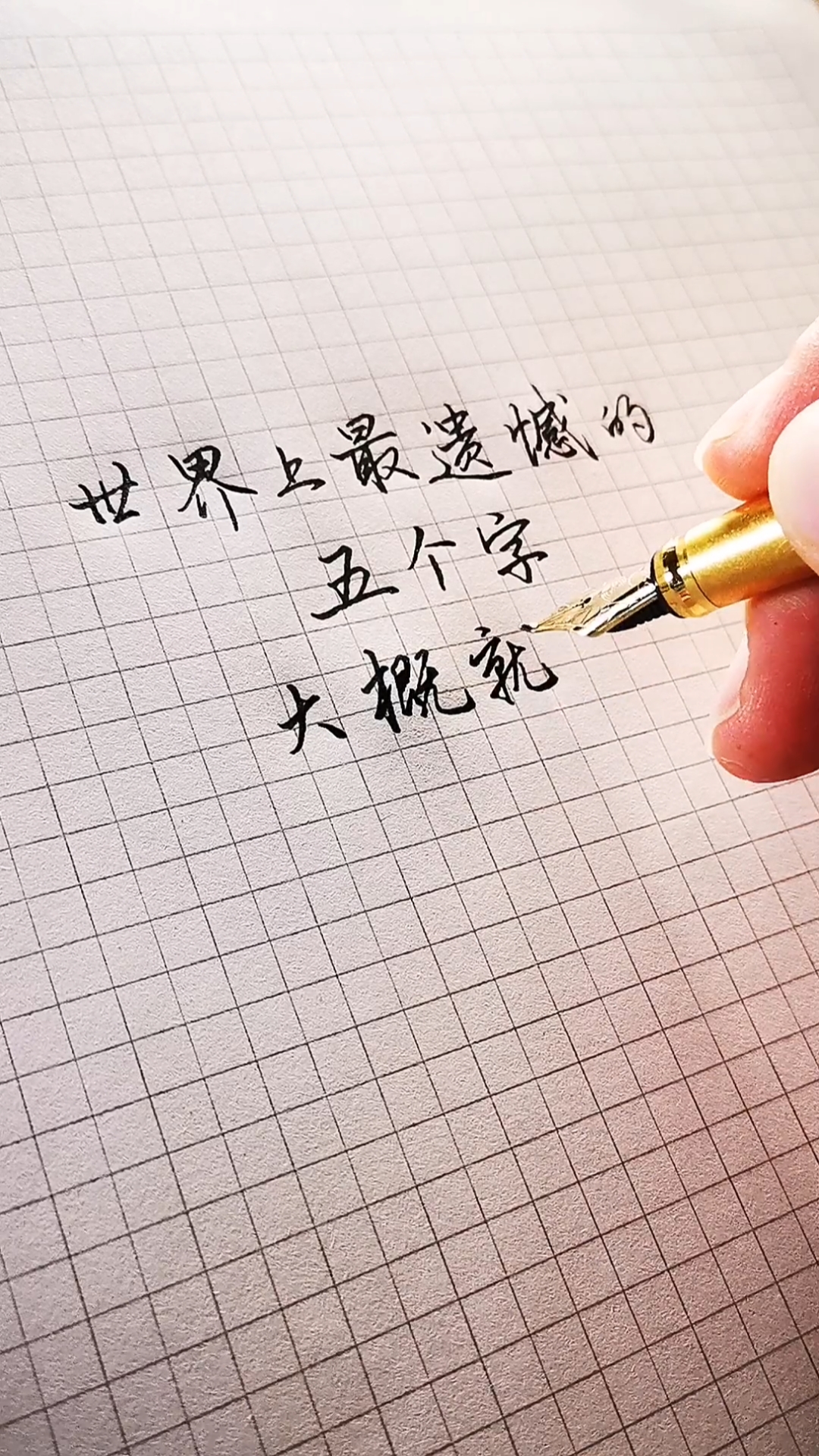 轻知计划#这大概就是世界上最遗憾的五个字了吧!