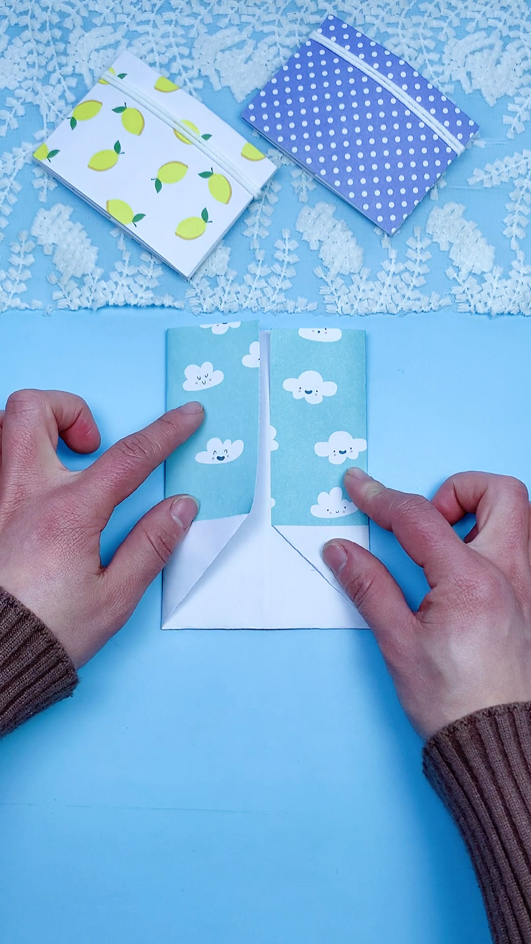 手工制作#做一个简单又实用的口罩收纳袋,不仅能放口罩还能当钱包用