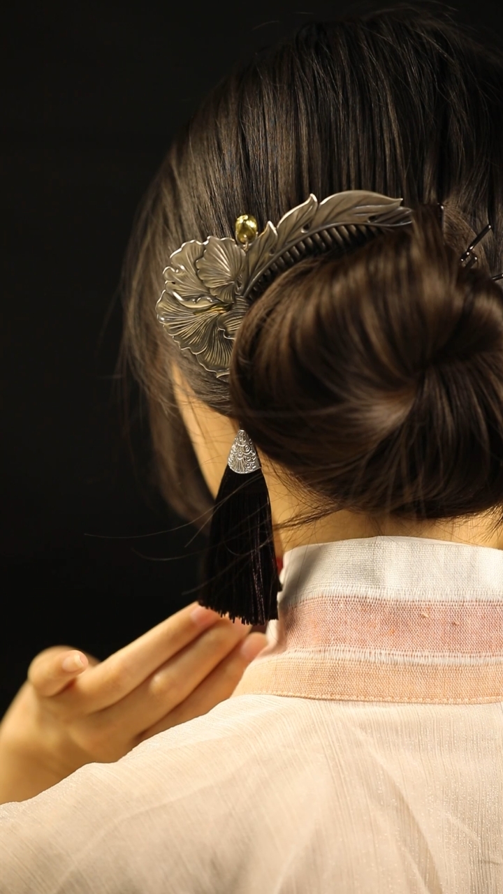 全民最牛手艺人#戴着发簪的女人到底有多美,体现当代东方女性之美