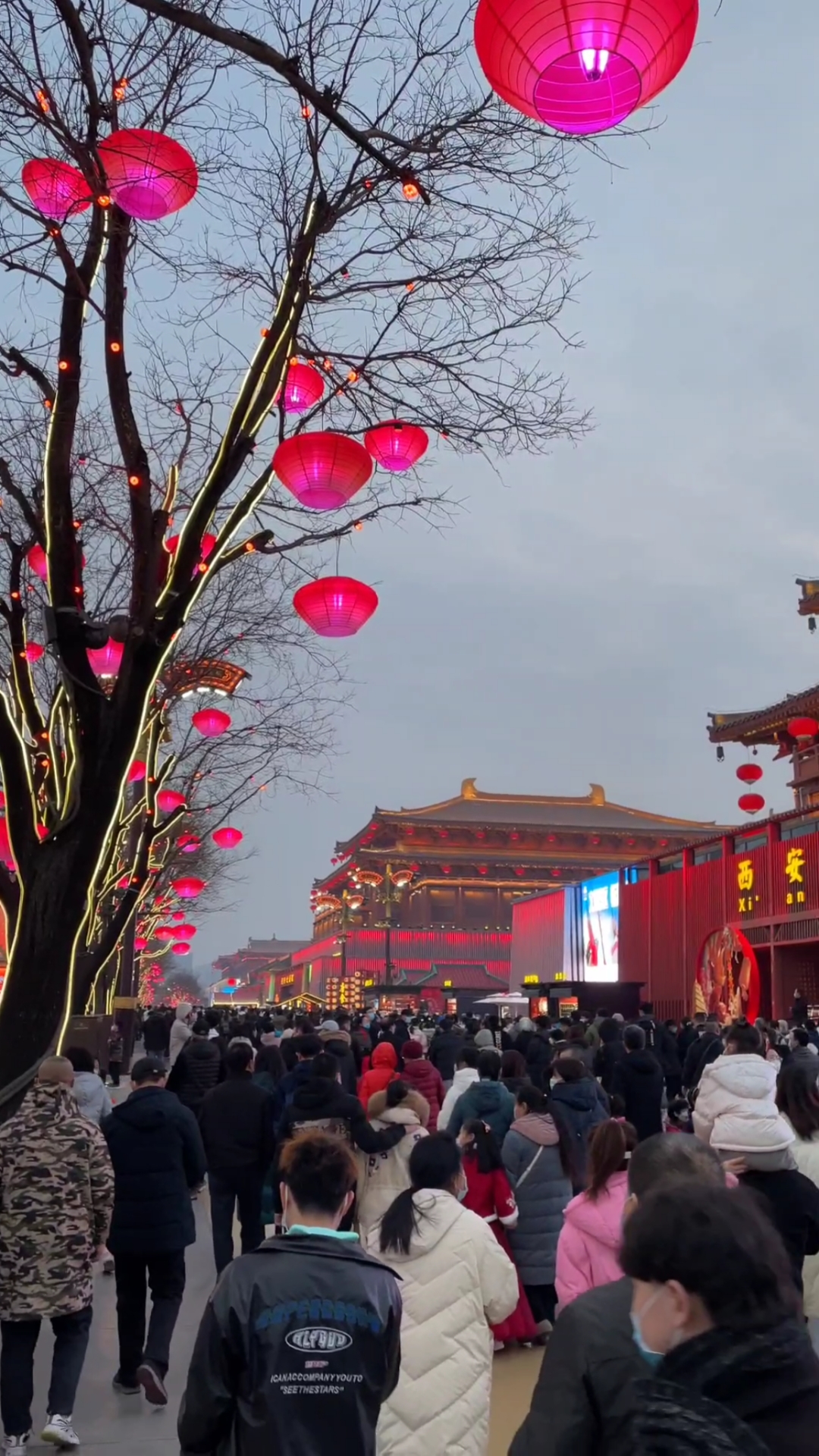 美丽的大唐不夜城,看看这热闹非凡的大唐盛景,美哉美哉