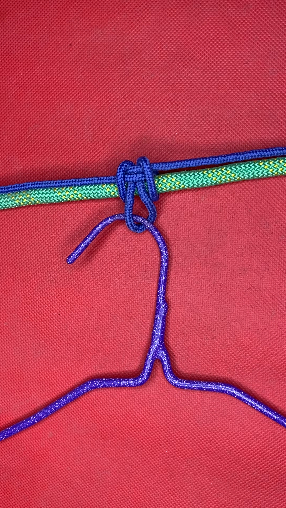 实用绳结#防滑晾衣结!