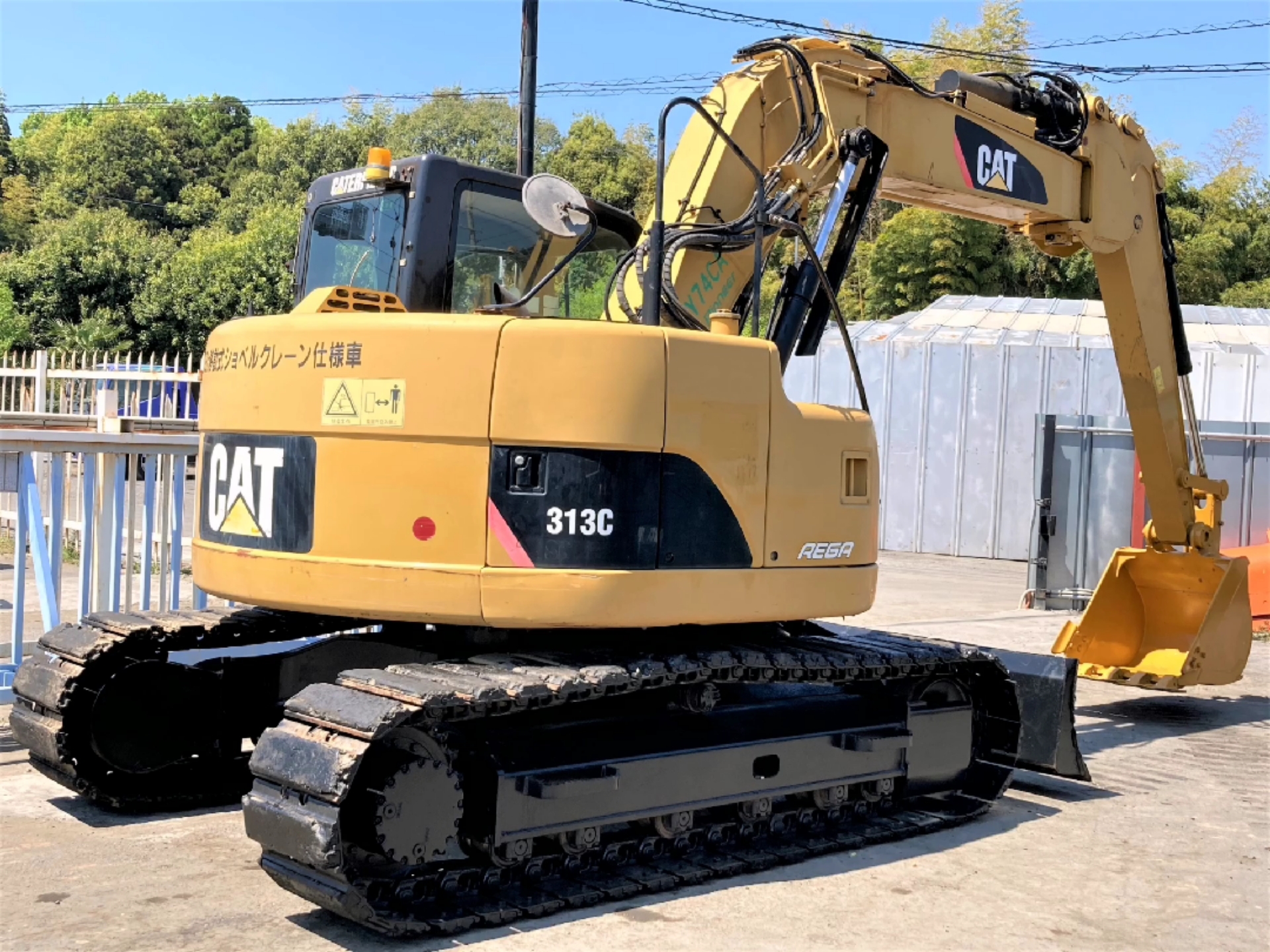 二手挖掘机#07年卡特313c日本本土机,1800小时!