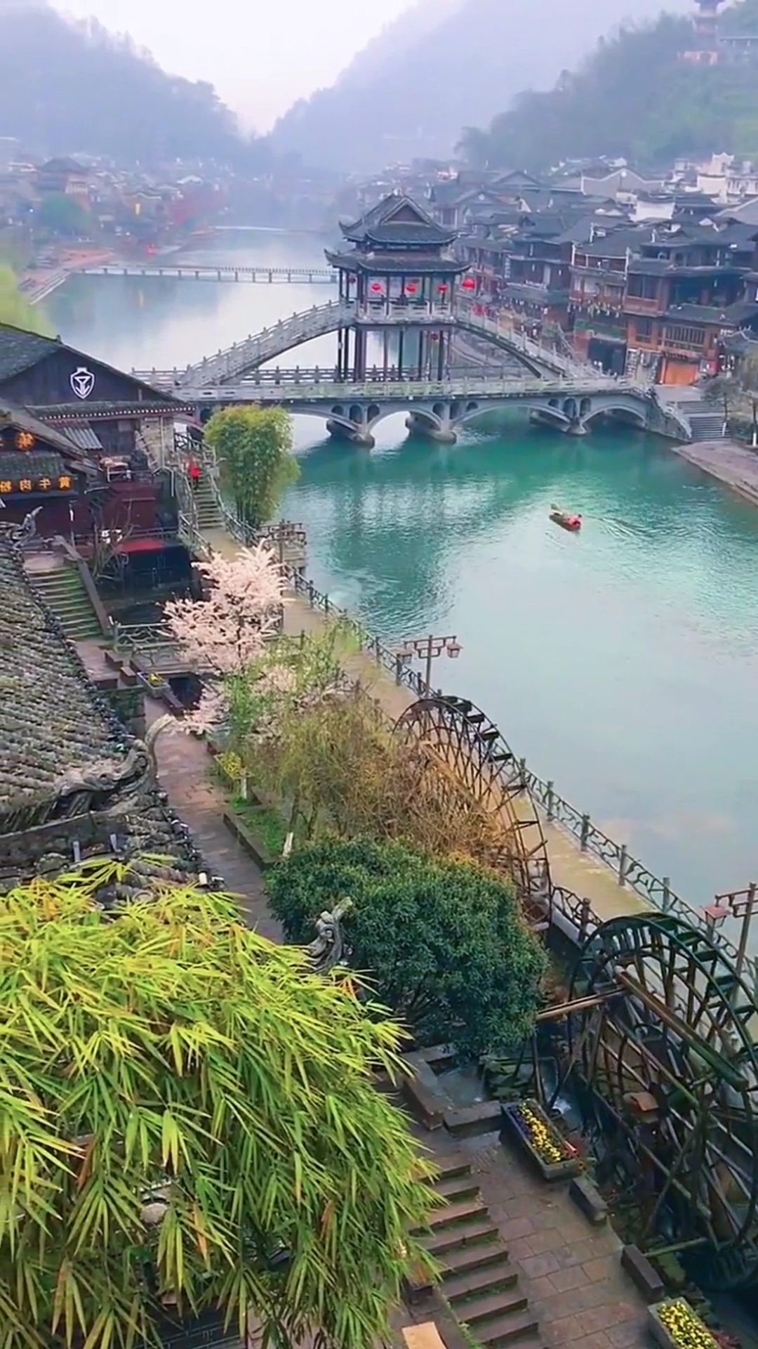 乡村生活#湖南凤凰古城,山清水秀,人间仙境