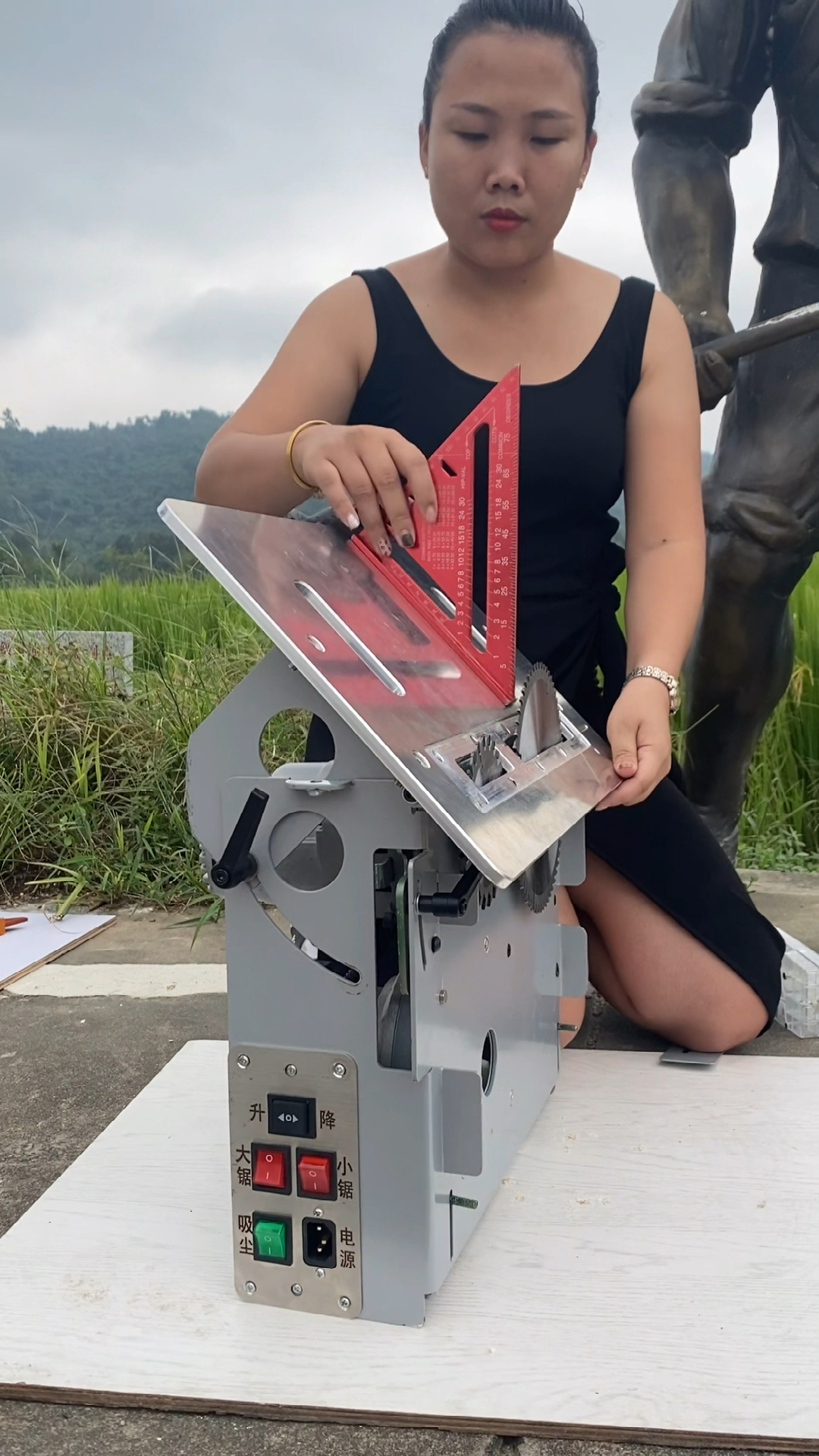 木工推台锯多功能锯台一机多用安全又环保携带也方便