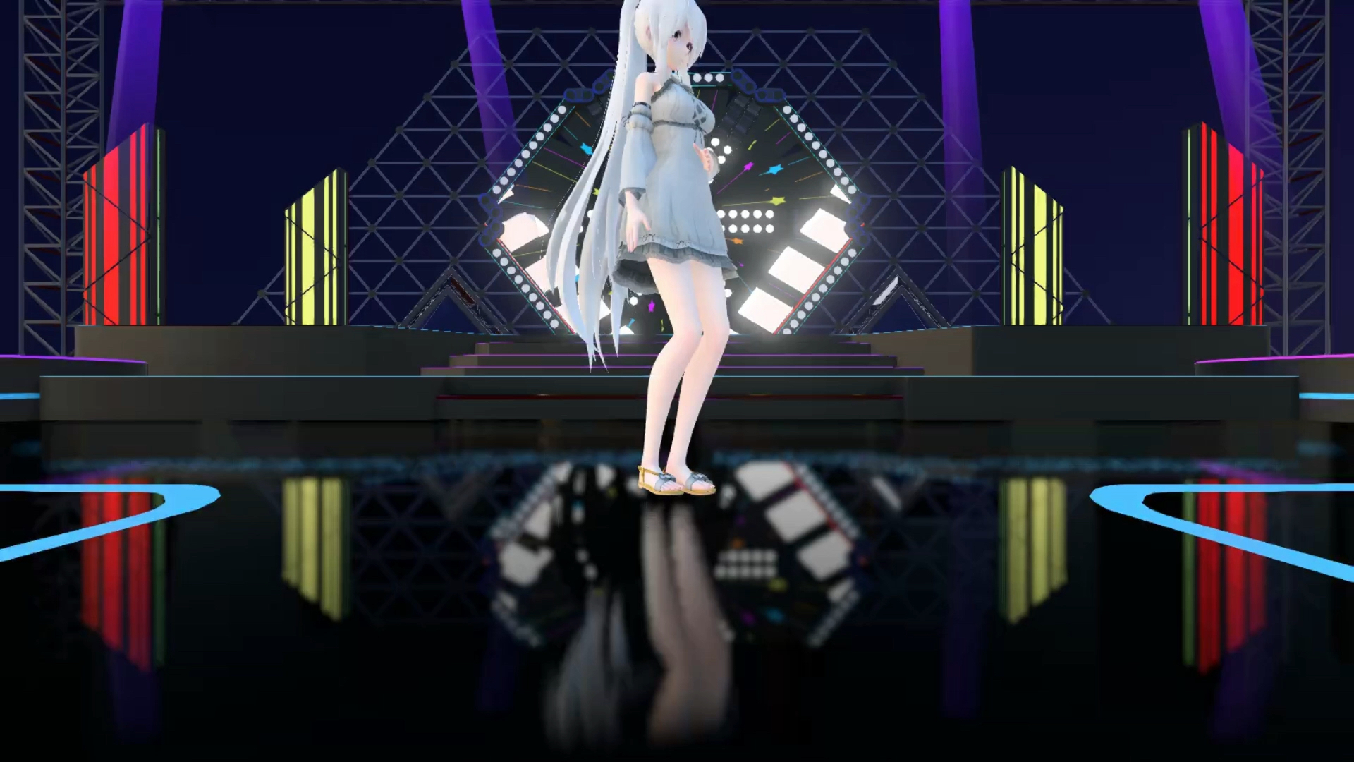 动漫mmd弱音高清3d动漫二次元舞蹈