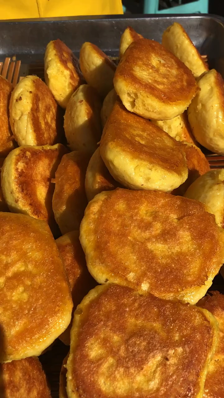 诱人的四合面大饼子!