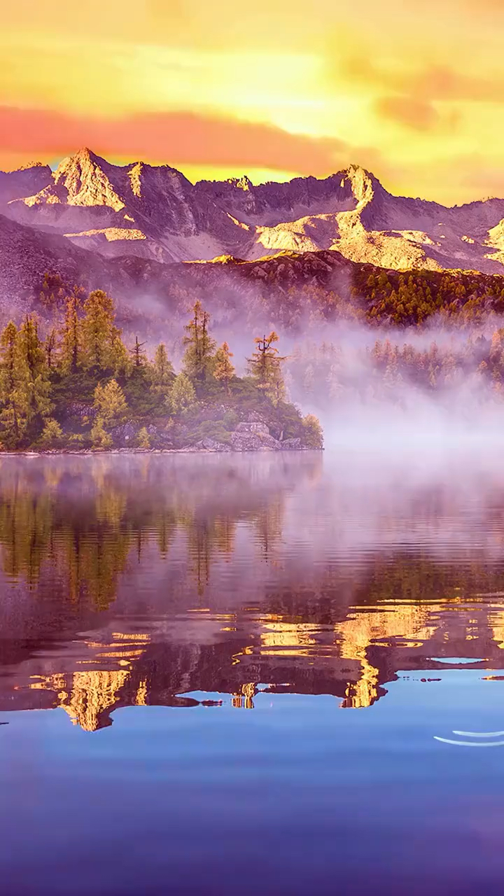 最美的风景#日照金山,养眼