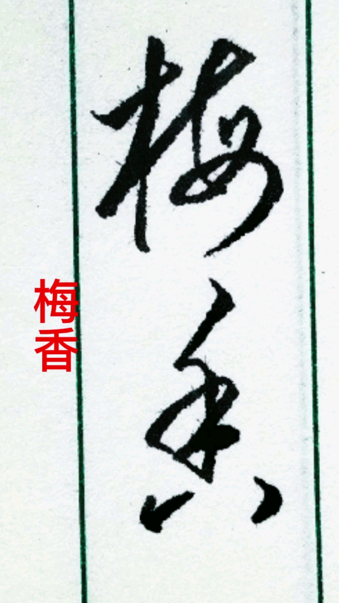 一起写草书#梅花香自苦寒来,宝剑锋从磨砺出.