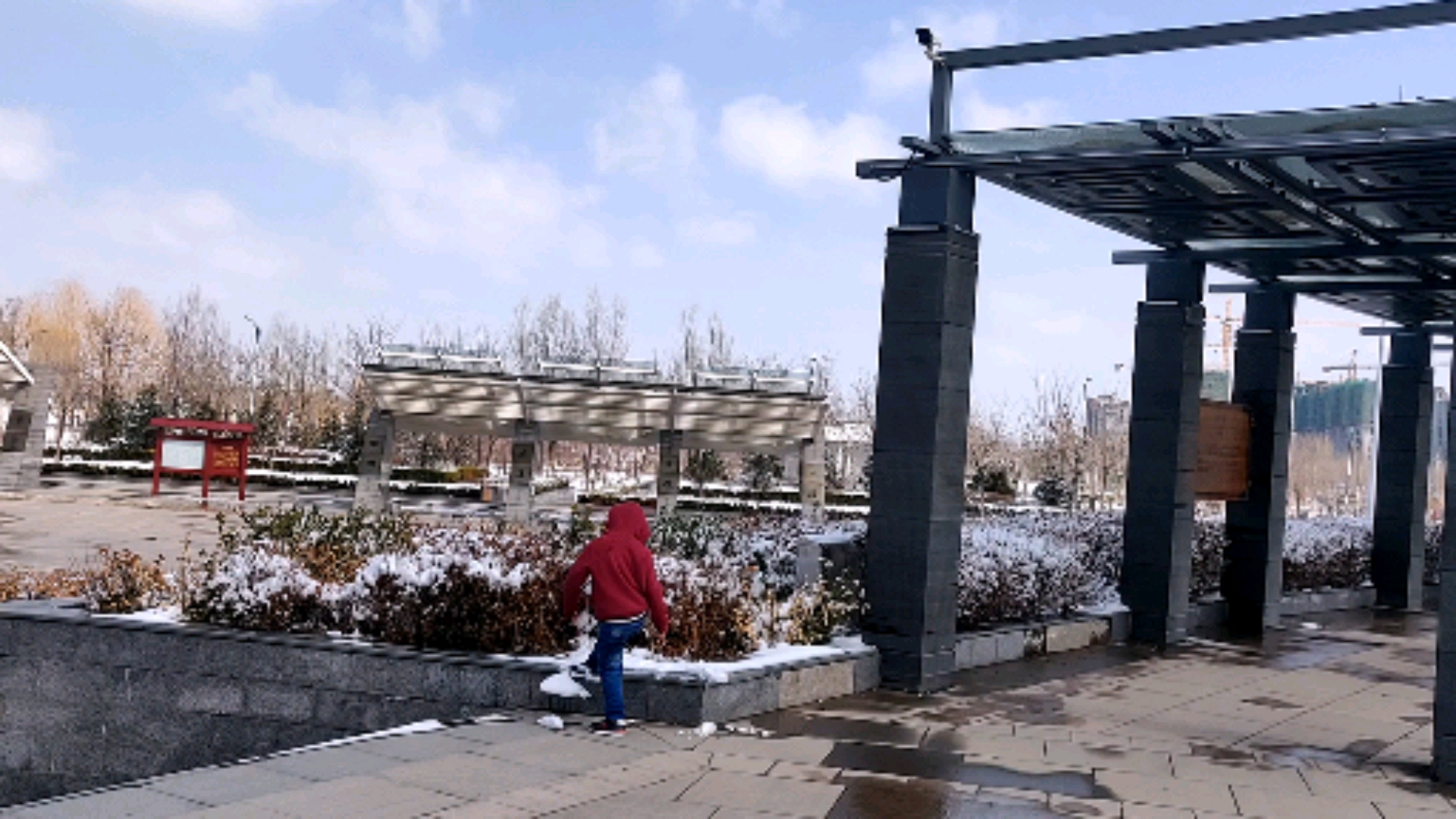 雪后的千童公园