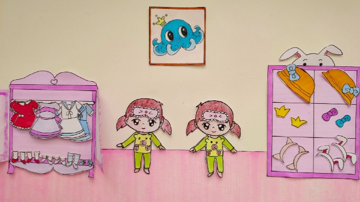 家里有对双胞胎宝宝,太可爱了,纸娃娃手工书纸,娃娃双胞胎