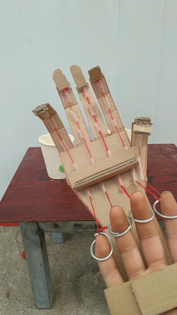 手工制作#自制机械手