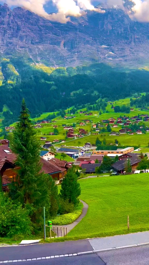 瑞士的小农村,适合放羊吗