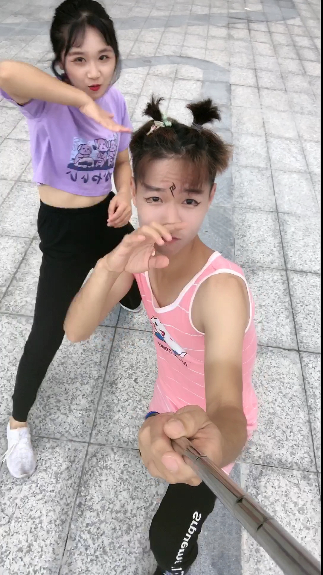 变身脚艺人#这一脚有没有踢中姐姐的心