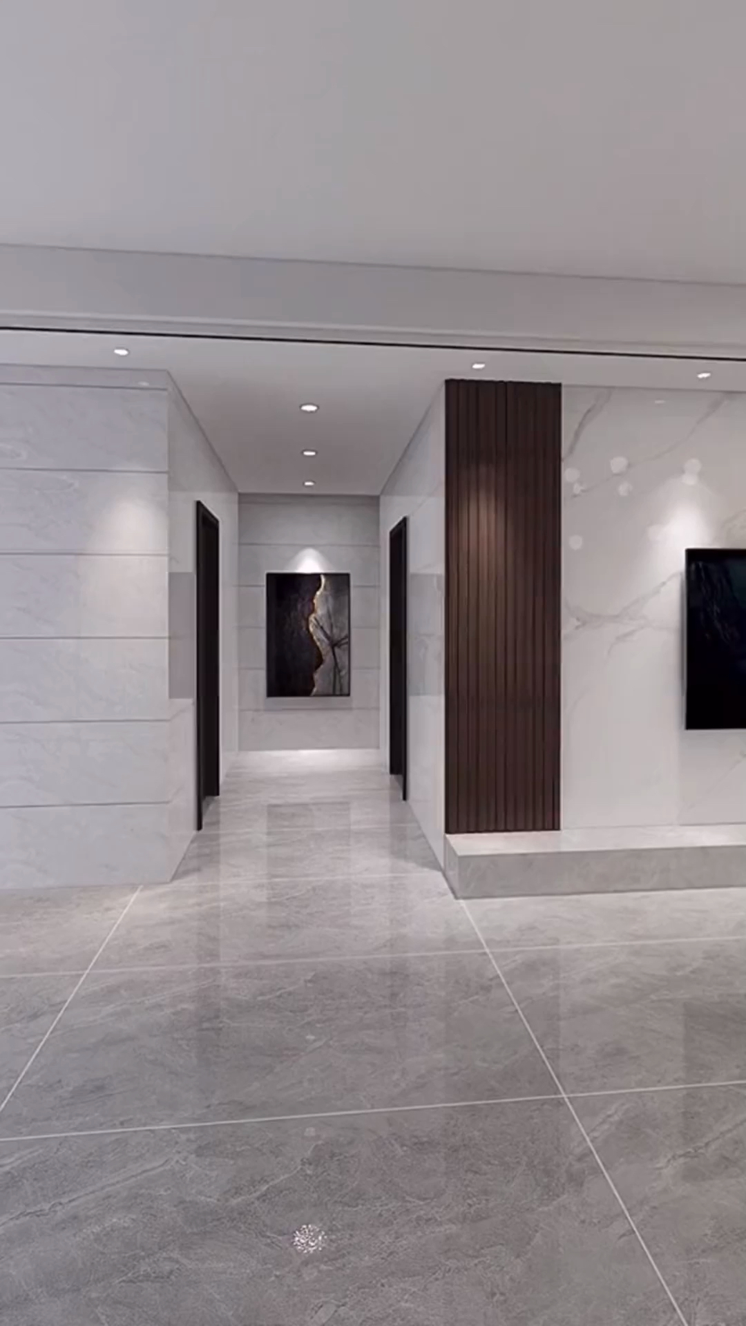 电视背景墙#现代极简轻奢风