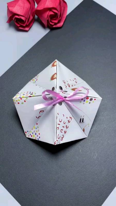 你们要的装东西的漂亮盒子,这款也很简单