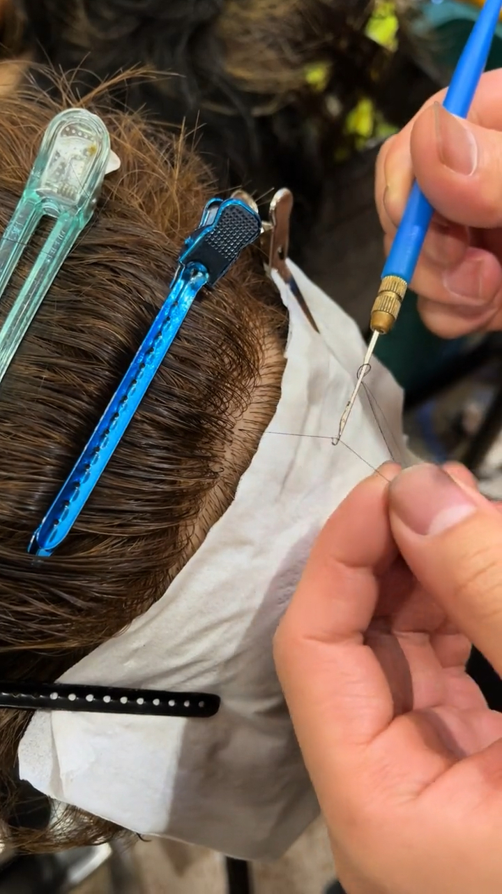 全民独门绝技咖#纳米接发,你学会了吗?