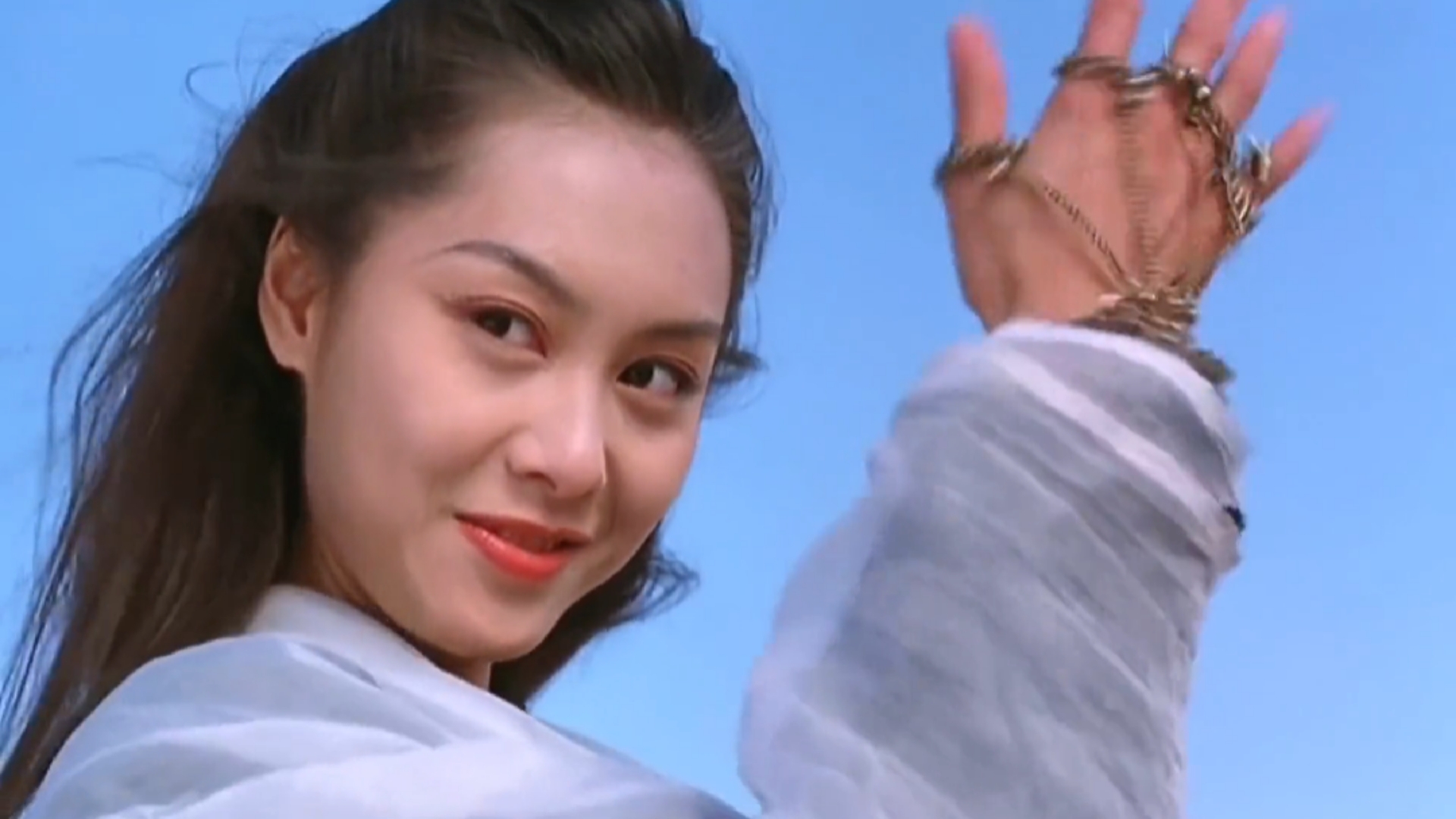 港风美女#紫霞仙子无法超越的经典,一个眨眼真的很难不心动