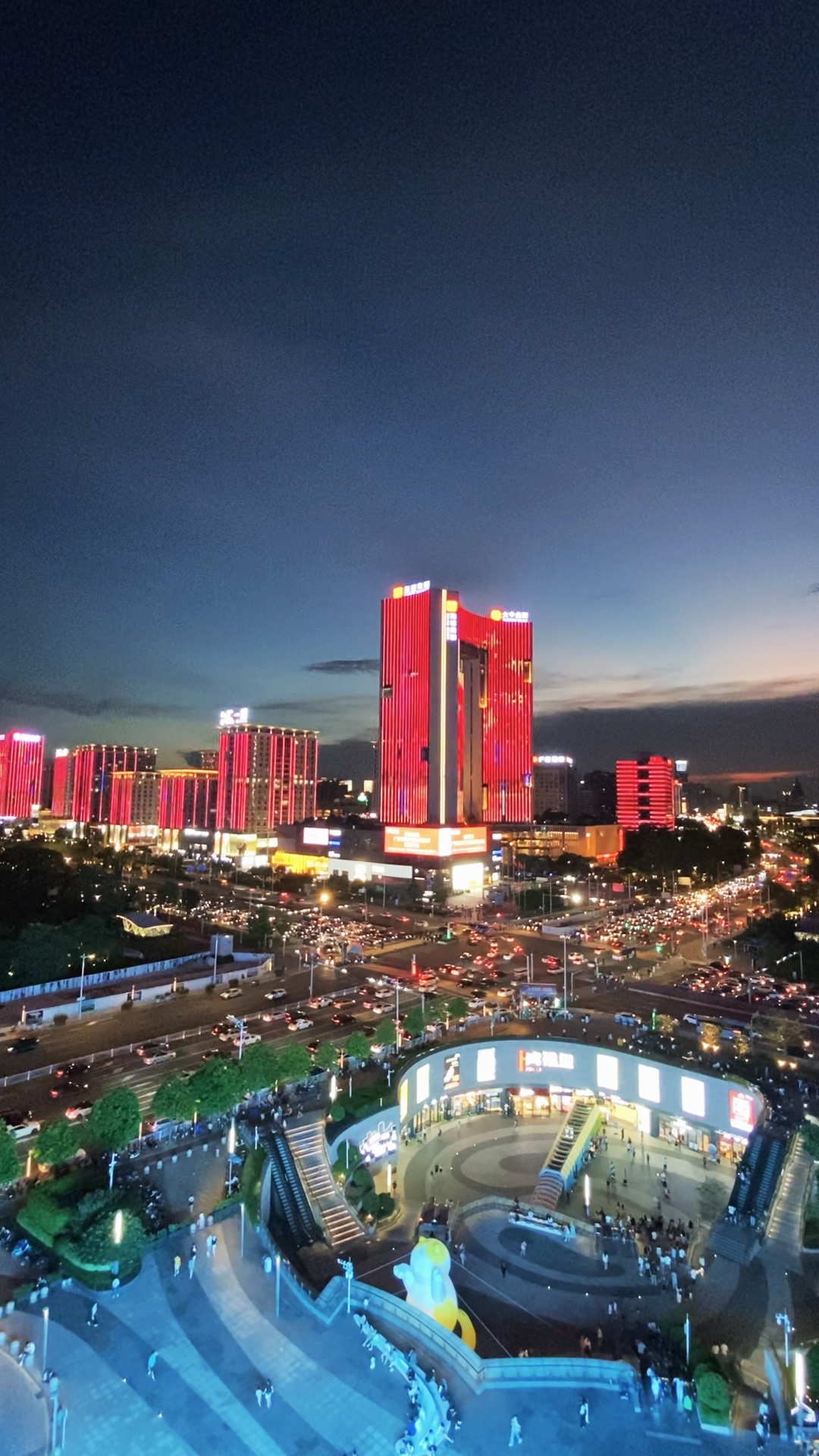 东莞国贸民盈夜景图片