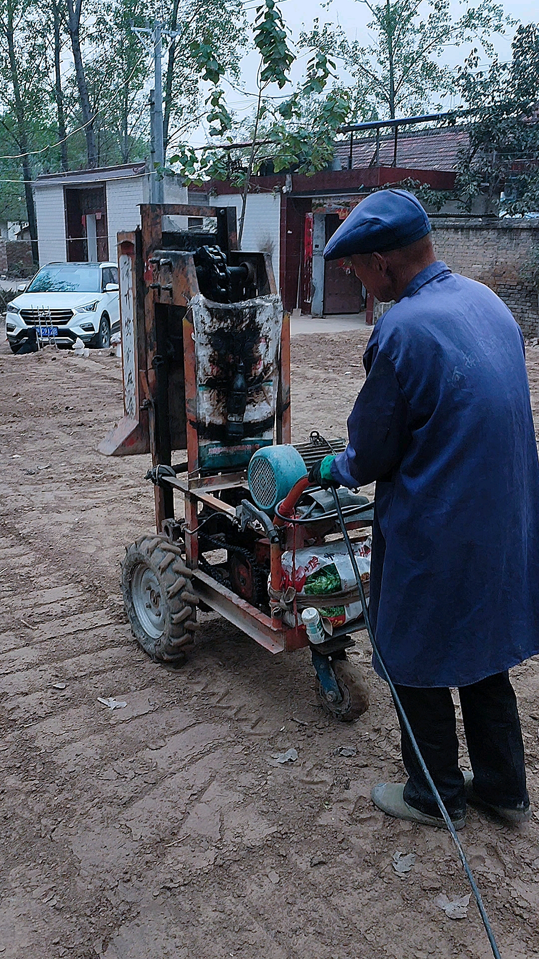 民间工匠精神#民间传统打夯