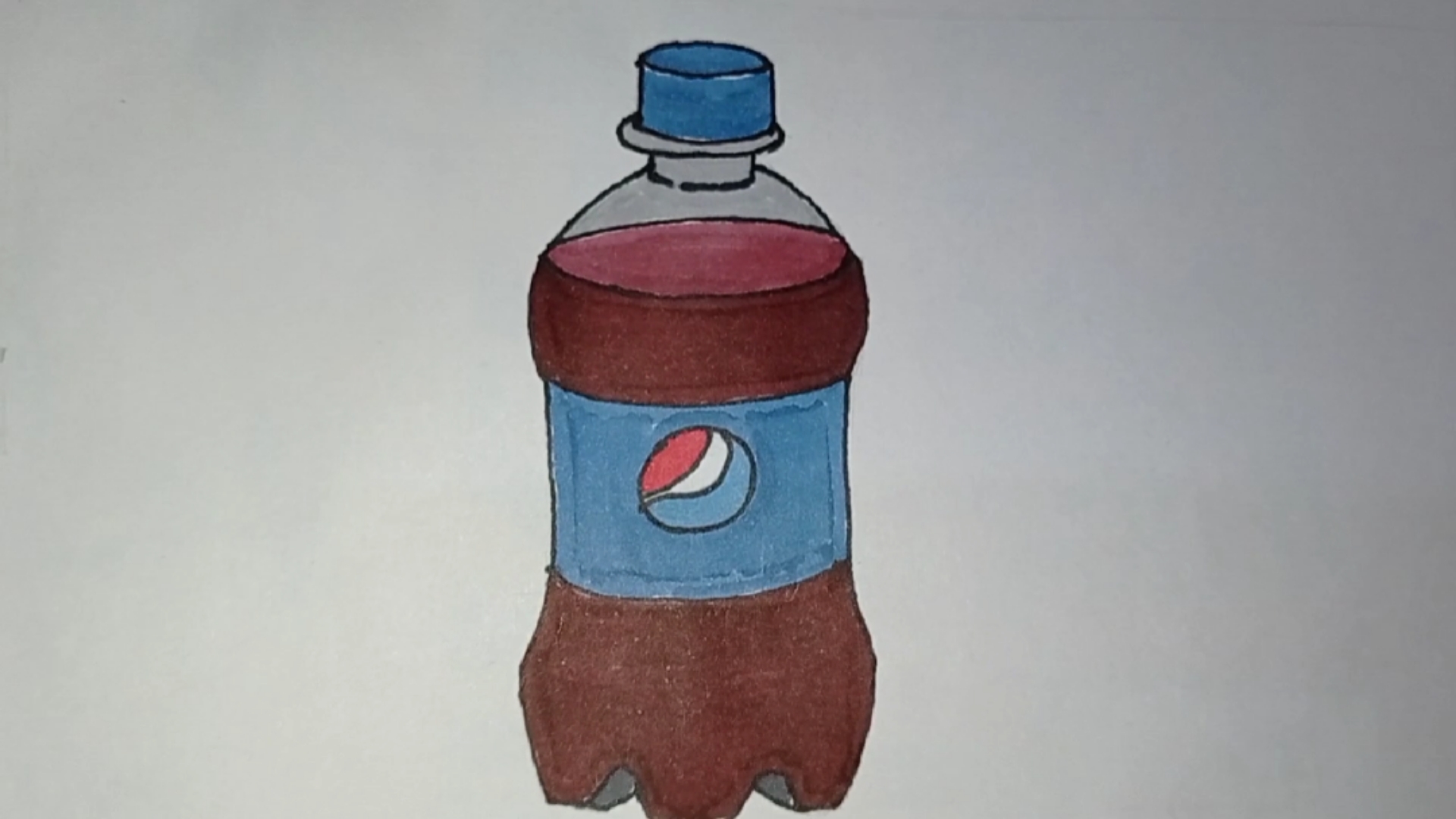 可乐的简笔画简单图片