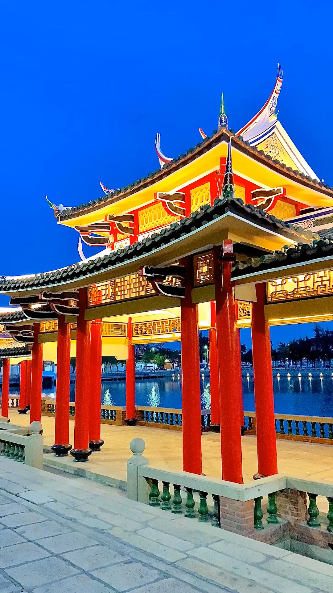 集美学村,龙舟池