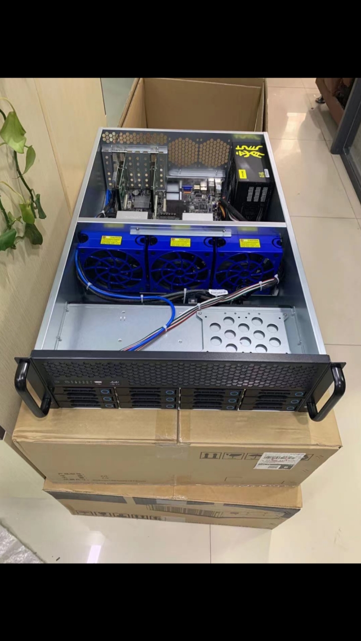 4u12盘位热插拔chia奇亚矿机少量现货,另有少量14t企业级.