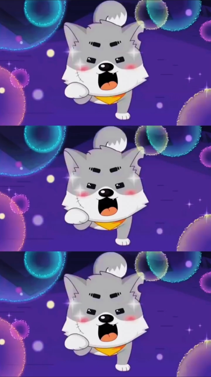 喜羊羊与灰太狼#灰叔变成狗子后,这也太可爱了吧!简直萌翻了!