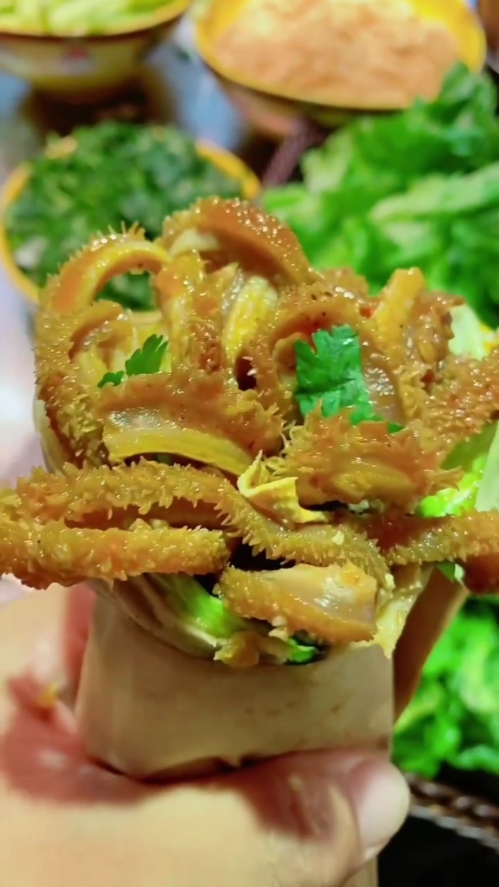 全民最牛手艺人#最是诱人牛肚卷,你要不要来一个尝尝.