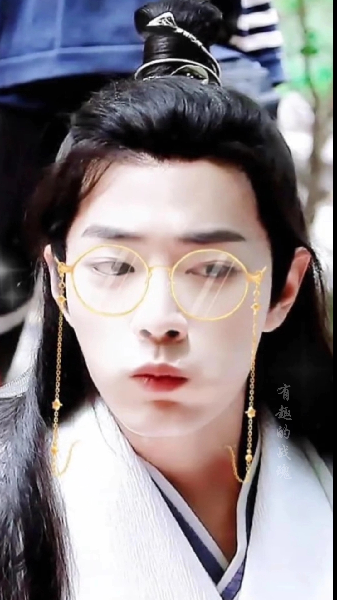 肖战#古装肖战带眼镜依然帅