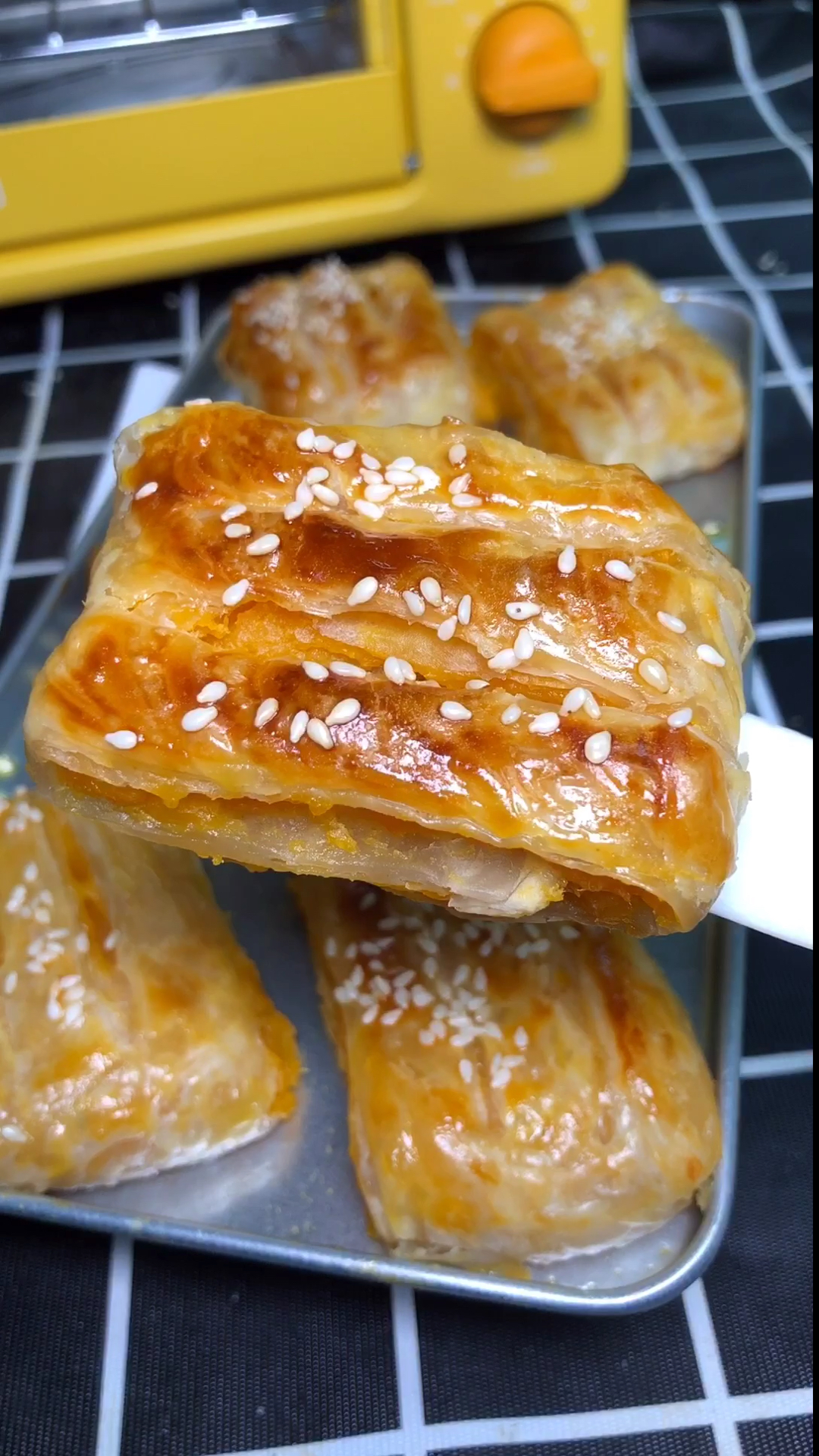 自制美食#香酥地瓜饼这样做简单又好吃