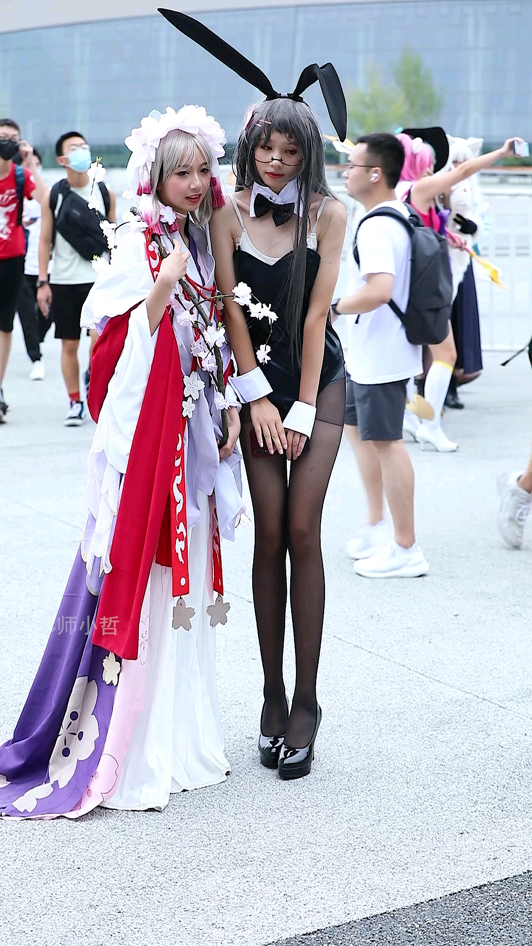 带着全民逛漫展#小姐姐的腿也太细了吧