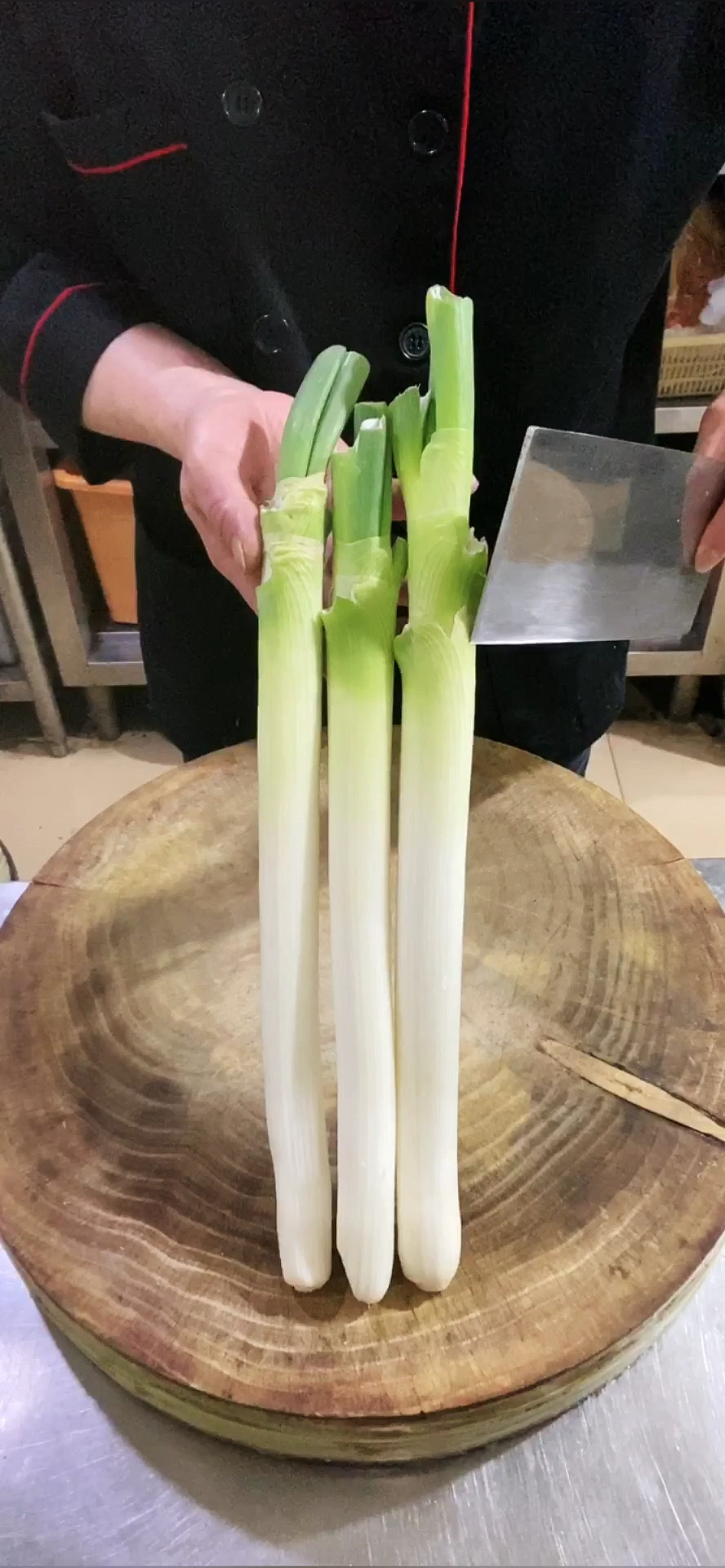 简单又实用的马蹄葱切法