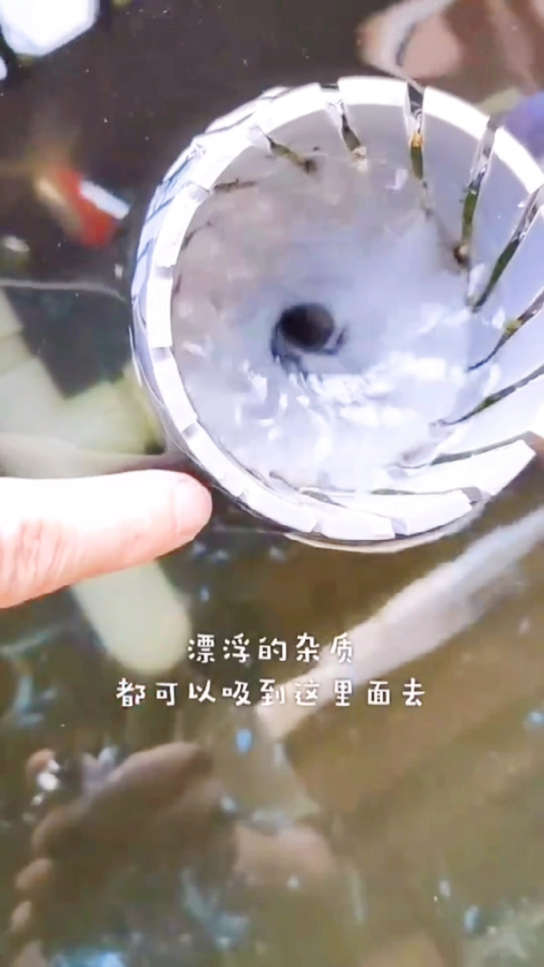 鱼池过滤系统面吸的作用.面吸就是吸收水表面的脏东西的,有用处的.