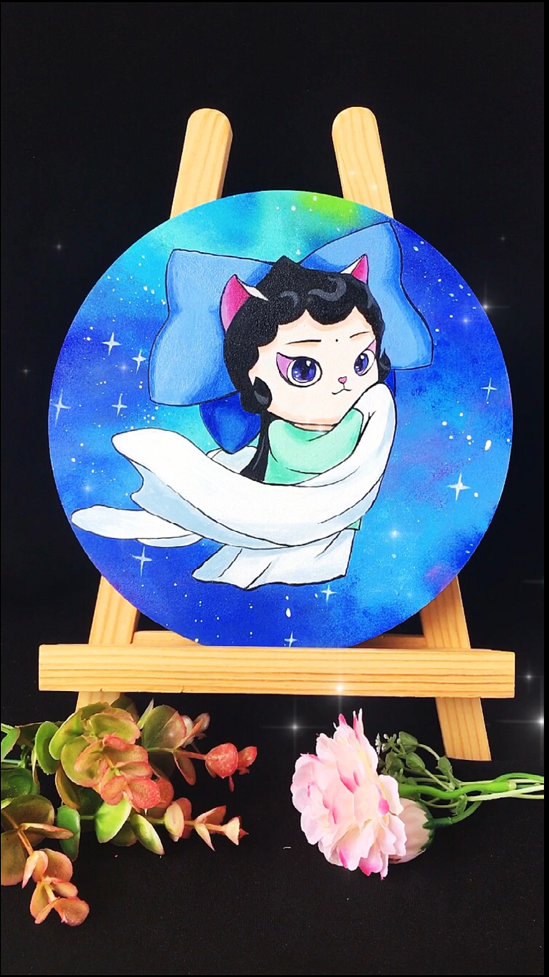 京剧猫#爸爸画的小青vs我画的小青,你喜欢哪个小青呢?
