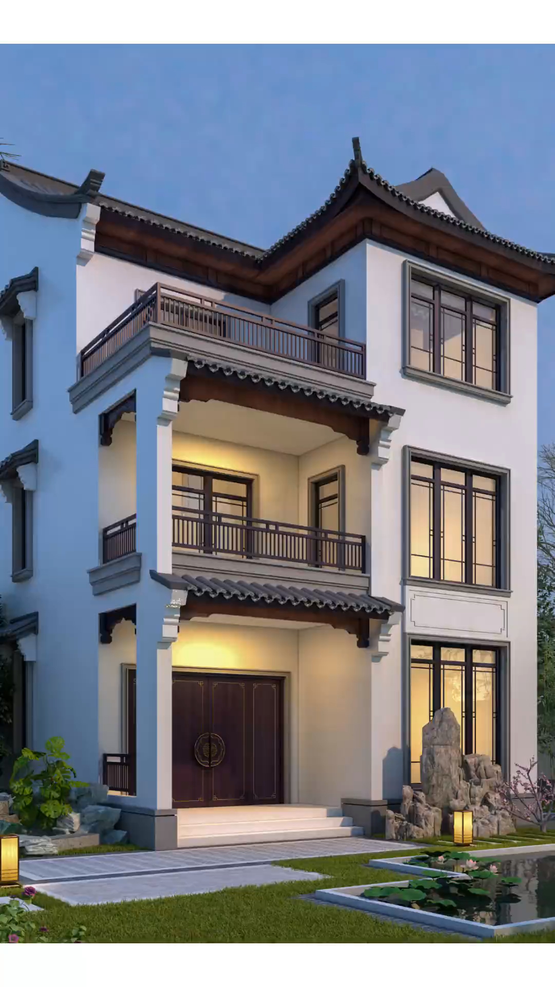 农村自建房#苏式二层别墅,这样文化深厚的建筑,目光所致,满是古韵.