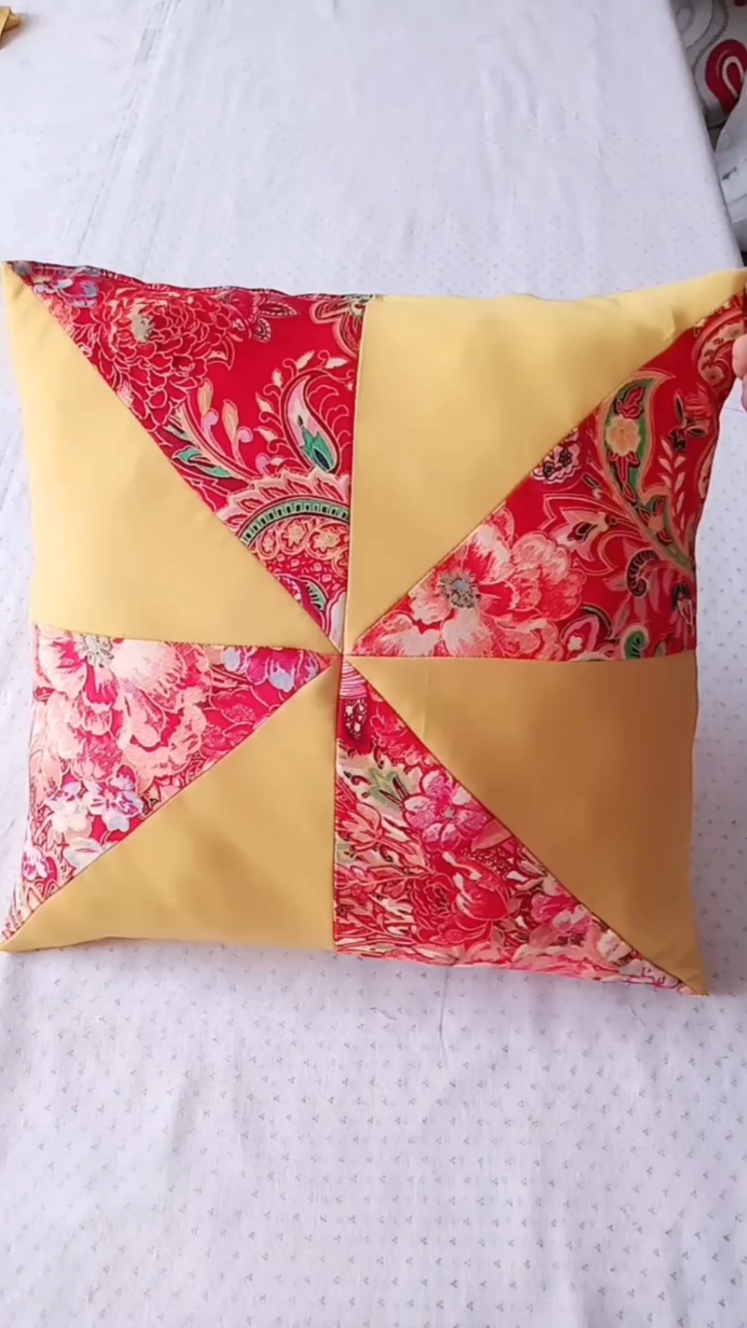 全民最牛手艺人拼布抱枕正方形布可大可小