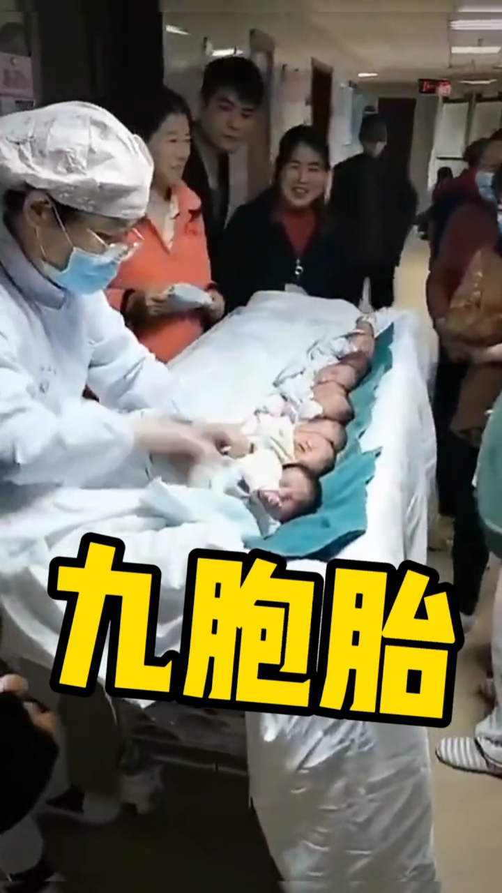 中国山东妈妈生九胞胎图片