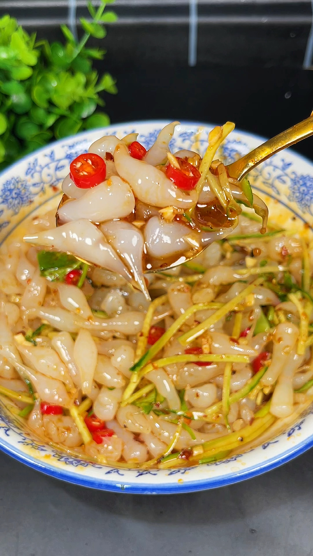 凉鱼#你吃过这样的小吃吗